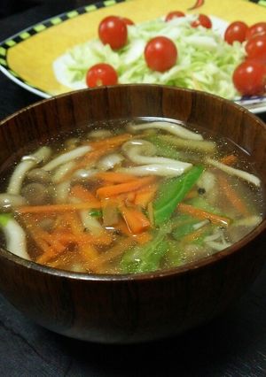 ヘルシーしめじの中華スープ-レシピのメイン写真