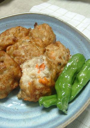 豆腐で柔らか☆つみれ揚げ♪-レシピのメイン写真