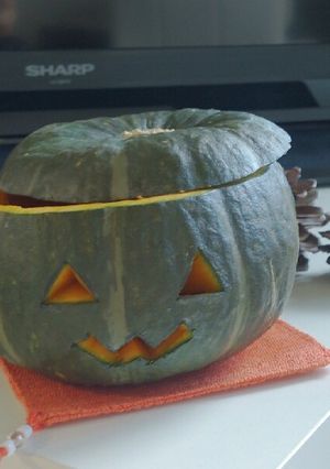 ハロウィンにジャックオランタン-レシピのメイン写真