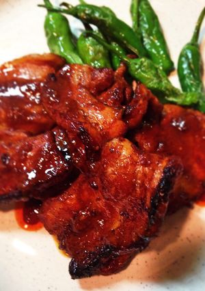 辛ウマ☆豚バラ肉のコチジャン焼き-レシピのメイン写真