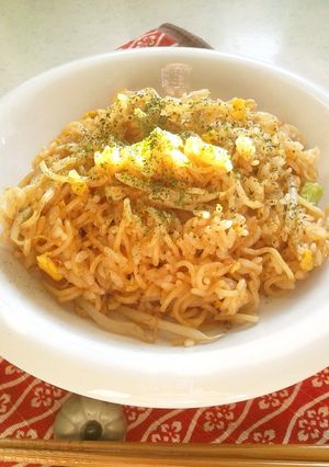 休日のランチに＊簡単焼きそば飯＊-レシピのメイン写真