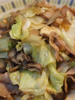 キャベツ・舞茸・豚バラ肉のオイスター炒め-レシピのメイン写真
