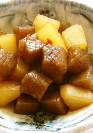 簡単！＊こんにゃくと大根の炒め煮＊-レシピのメイン写真