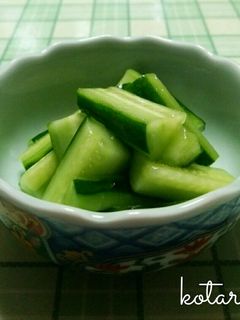 シンプルが好き❇簡単❇きゅうりの漬物♪-レシピのメイン写真