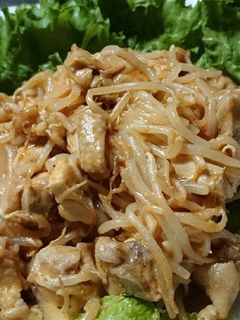 簡単!!鶏肉ともやしのオーロラソース炒め-レシピのメイン写真