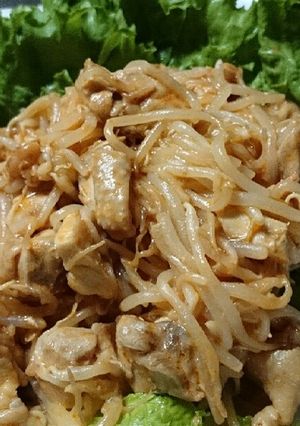 簡単！！鶏肉ともやしのオーロラソース炒め-レシピのメイン写真