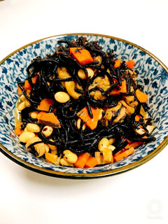 我が家のひじき煮物-レシピのメイン写真