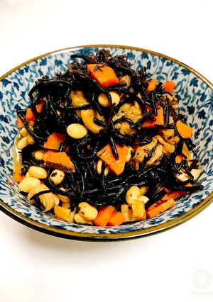 我が家のひじき煮物-レシピのメイン写真