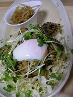 照り焼きゴマ×ゴマチキンでロコモコライス-レシピのメイン写真