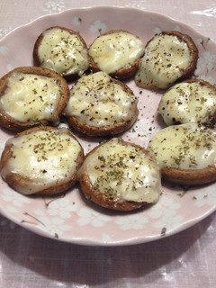 しいたけチーズ-レシピのメイン写真