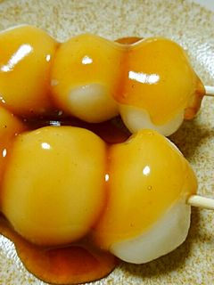 簡単!みたらし白玉だんご-レシピのメイン写真