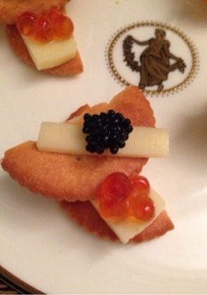 タルティーネ キャビアを添えて-レシピのメイン写真