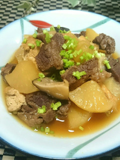 圧力鍋で簡単☆大根と牛ブロック肉の煮物★-レシピのメイン写真