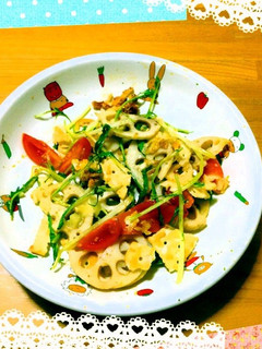 れんこんの洋風サラダ-レシピのメイン写真