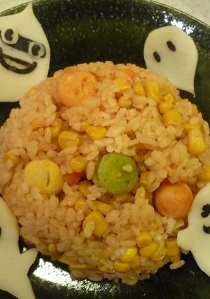 シーセージでハロウィンライス-レシピのメイン写真