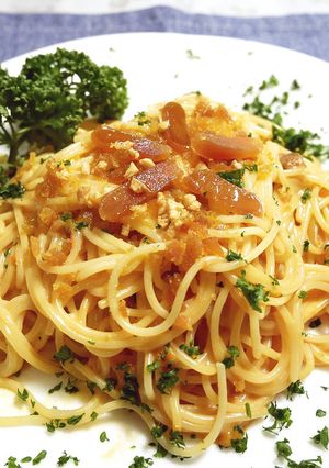 簡単！美味♪からすみのうにクリームパスタ-レシピのメイン写真