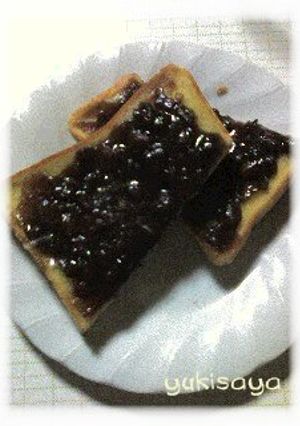 簡単朝食♪小倉バタートースト-レシピのメイン写真