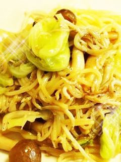 しらすとしめじの和風パスタ-レシピのメイン写真
