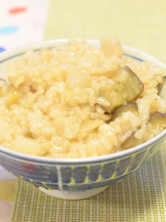 冷や飯活用 大根とナスのおじや-レシピのメイン写真
