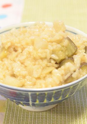 冷や飯活用　大根とナスのおじや-レシピのメイン写真