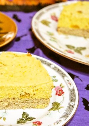 ハロウィン★パンプキンムースケーキ-レシピのメイン写真