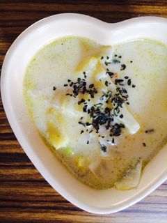優しさ凝縮♪白菜の豆乳スープ-レシピのメイン写真