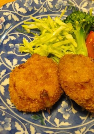 チーズＩＮメンチコロッケ-レシピのメイン写真
