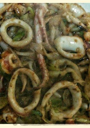 するめいかと長ネギのやみつき塩昆布炒め！-レシピのメイン写真