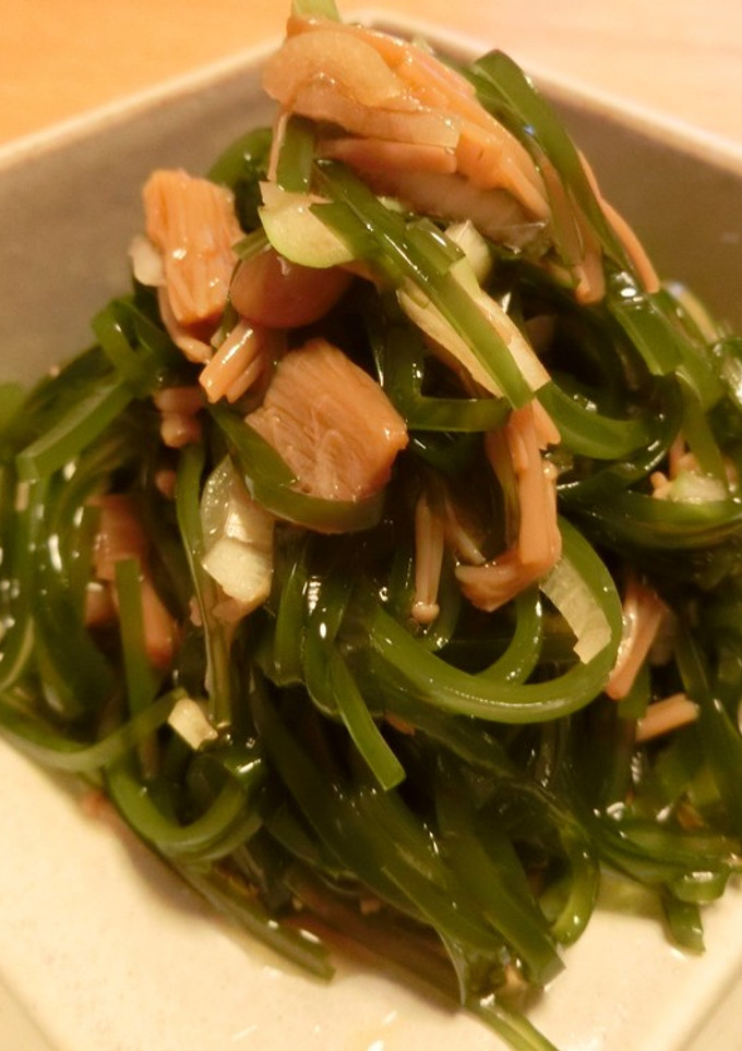すき昆布となめ茸瓶詰めでさっと和え物～-レシピのメイン写真