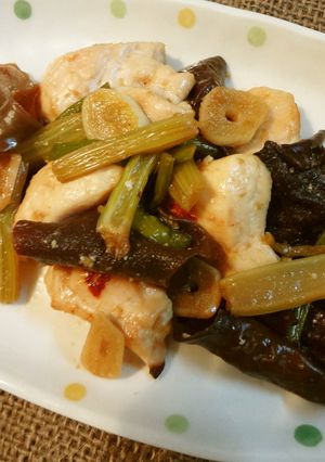 これぞお袋の味♪ノンオイルで鶏の中華炒め-レシピのメイン写真
