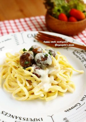 豆乳で＊ゴルゴンゾーラの栗～むパスタ-レシピのメイン写真