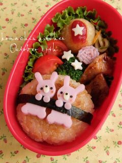 お弁当 キャラ弁♡うさぎ 幼稚園-レシピのメイン写真