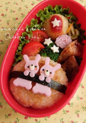 お弁当 キャラ弁♡うさぎ 幼稚園-レシピのメイン写真