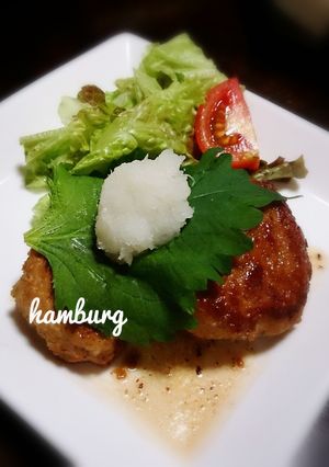 時短☆ふんわり！豆腐入り和風ハンバーグ-レシピのメイン写真