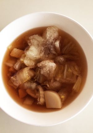 絶対クセになる揚げ餅入り雑煮風-レシピのメイン写真
