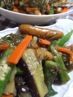 切昆布と野菜の★とろっと★生姜炒め煮-レシピのメイン写真