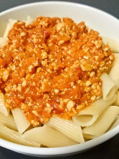 簡単おいしい お豆腐ミートソース-レシピのメイン写真
