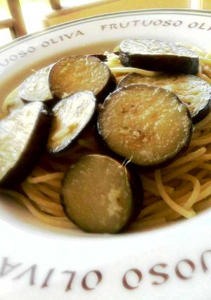 シンプル美味オリーブジンジャー茄子パスタ-レシピのメイン写真