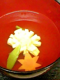 秋のお吸い物-レシピのメイン写真