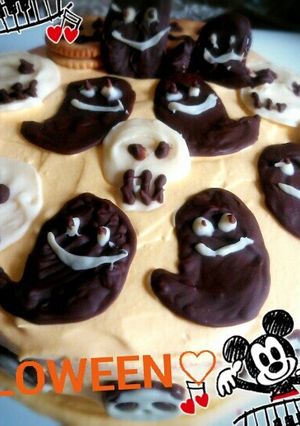 ハロウィンに!かぼちゃケーキ♡-レシピのメイン写真