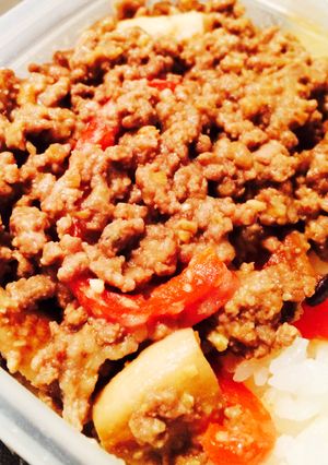 エリンギと挽肉味噌わさび炒め-レシピのメイン写真