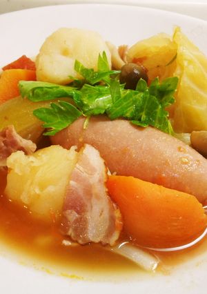 フランクフルト＆野菜のポトフ　ﾄﾏﾄ味で-レシピのメイン写真