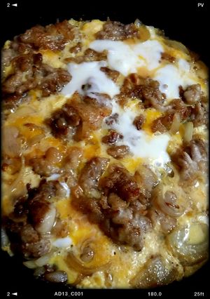 カリもちっ♡たまねぎと豚肉の卵とじ-レシピのメイン写真
