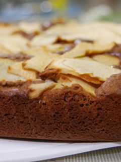 リンゴ入りチョコレートケーキ-レシピのメイン写真