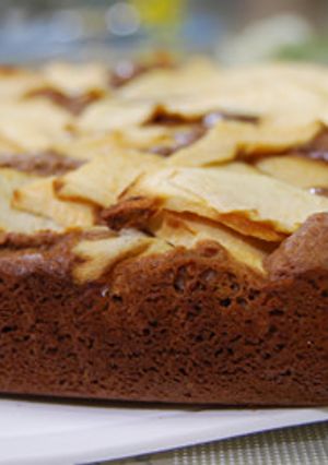 リンゴ入りチョコレートケーキ-レシピのメイン写真