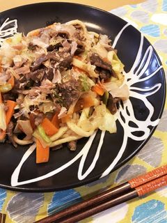 コストコプルコギビーフで♡焼きうどん-レシピのメイン写真