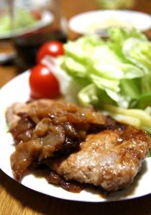 ✿リンゴジャムと玉葱のポークソテー✿-レシピのメイン写真