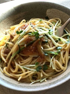なめたけおろしのパスタ!-レシピのメイン写真