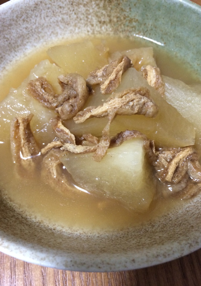 優し〜い味♡②冬瓜と油揚げの煮物-レシピのメイン写真