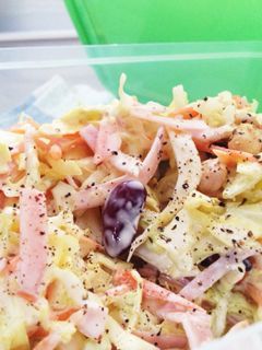 塩レモンとサラダビーンズ入りコールスロー-レシピのメイン写真